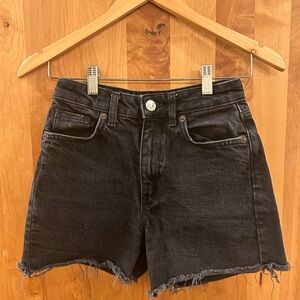 Zara Black Denim Women's Shorts size 2